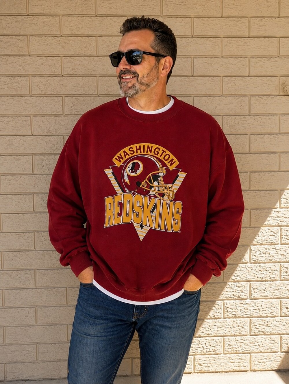 VTG WASHINGTON REDSKINS SWEATSHIRT, size XL